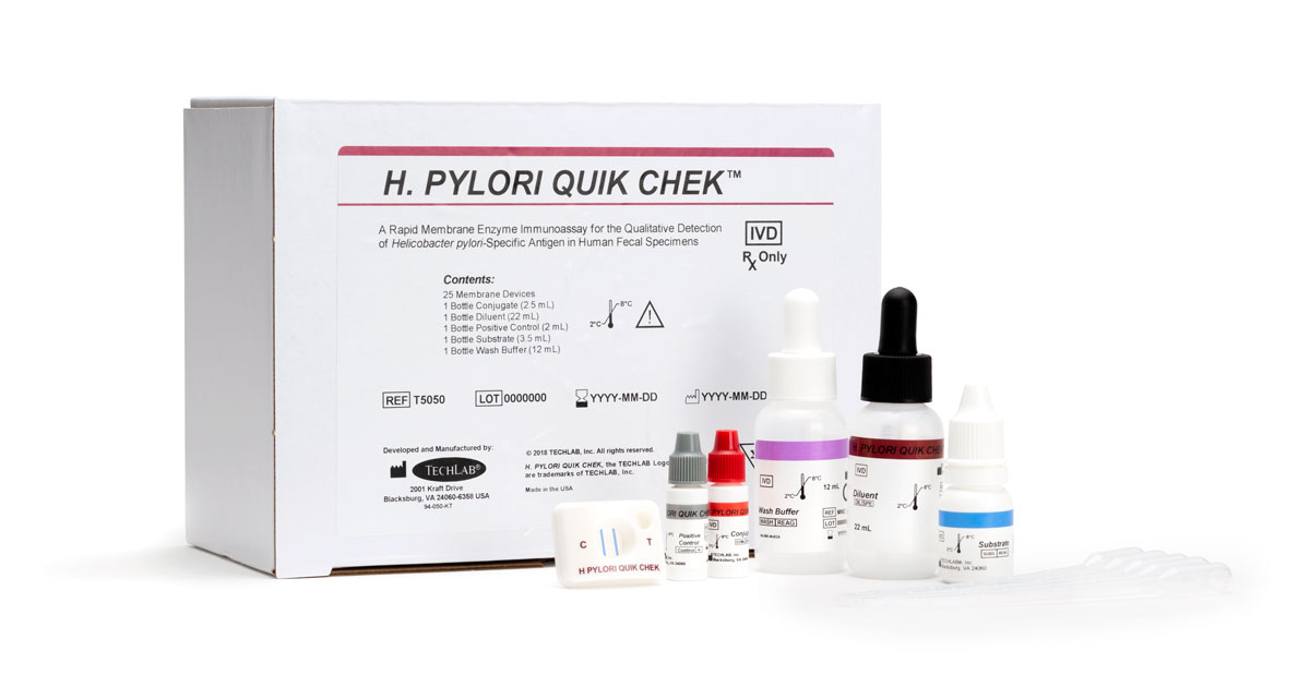 H Pylori快速面頰和盒子