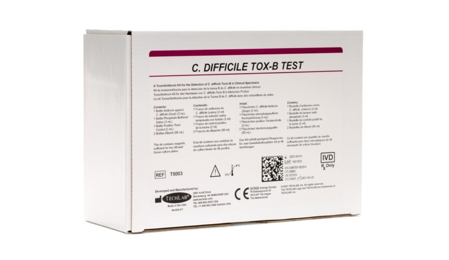 C. DIFFICILE TOX-B TEST Box